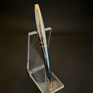 *Rare* Cross Arcadia Ballpoint Pen-Silver/Gold